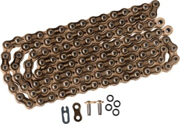 SRX2 SERIES 120 RIVET LINK 520 X-RING REPLACEMENT DRIVE CHAIN / GOLD / STEEL