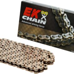 ZVX3 120 RIVET LINK 520 X-RING PERFORMANCE REPLACEMENT DRIVE CHAIN / GOLD / STEEL