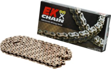 ZVX3 120 RIVET LINK 520 X-RING PERFORMANCE REPLACEMENT DRIVE CHAIN / GOLD / STEEL