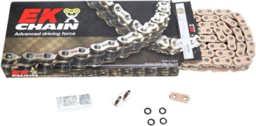ZVX3 130 RIVET LINK 530 X-RING REPLACEMENT DRIVE CHAIN / GOLD / STEEL