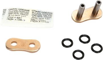 ZVX3 1 RIVET LINK 520 X-RING REPLACEMENT CONNECTING LINK / GOLD