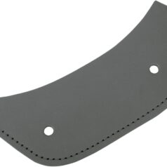 FENDER PROTECTOR LEATHER FENDER CHAP REAR PLAIN LEATHER BLACK