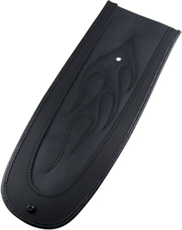 FENDER PROTECTOR FENDER SKINS REAR FLAME STITCH VINYL BLACK