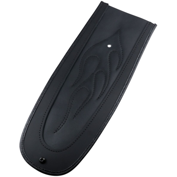 FENDER PROTECTOR FENDER SKINS REAR FLAME STITCH VINYL BLACK