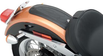 FENDER PROTECTOR FENDER SKINS REAR FLAME STITCH VINYL BLACK - Bild 3
