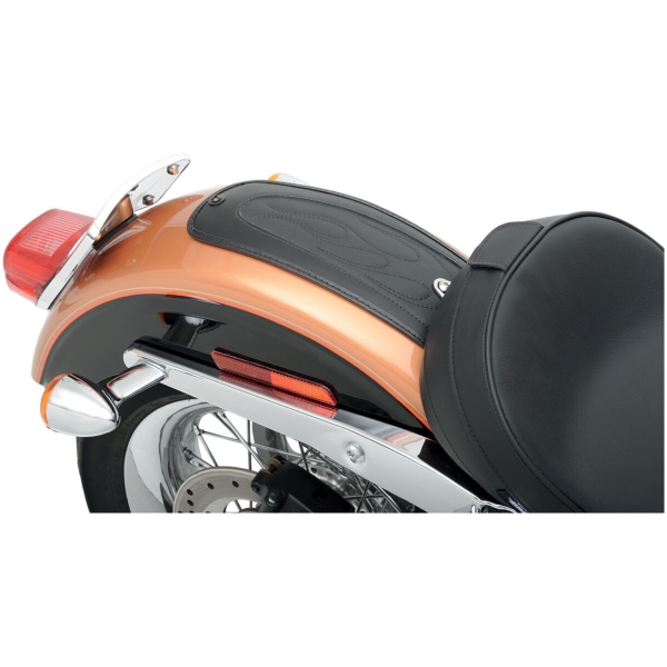 FENDER PROTECTOR FENDER SKINS REAR FLAME STITCH VINYL BLACK - Bild 3