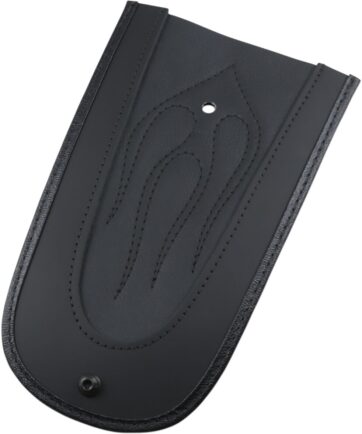 FENDER PROTECTOR FENDER SKINS REAR FLAME STITCH VINYL BLACK