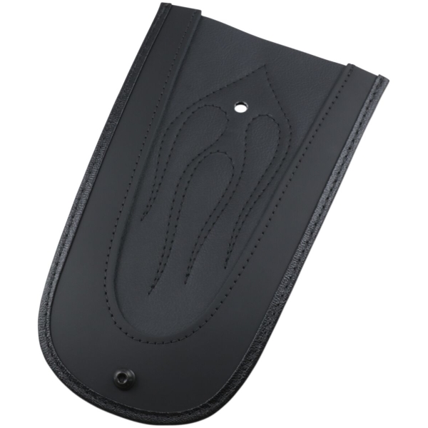 FENDER PROTECTOR FENDER SKINS REAR FLAME STITCH VINYL BLACK