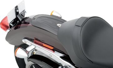 FENDER PROTECTOR FENDER SKINS REAR FLAME STITCH VINYL BLACK - Bild 2