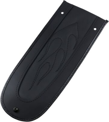 FENDER PROTECTOR FENDER SKINS REAR FLAME STITCH VINYL BLACK