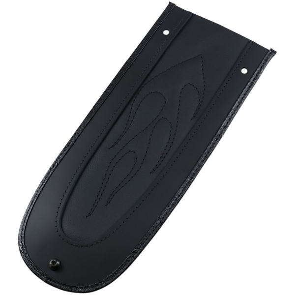 FENDER PROTECTOR FENDER SKINS REAR FLAME STITCH VINYL BLACK