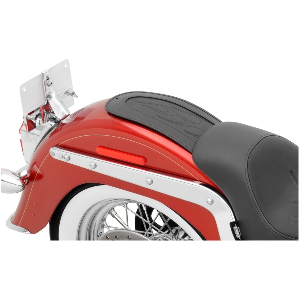 FENDER PROTECTOR FENDER SKINS REAR FLAME STITCH VINYL BLACK - Bild 2