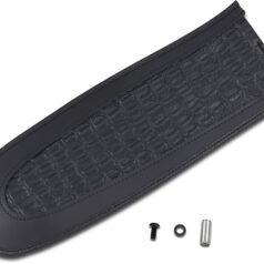 FENDER PROTECTOR FENDER SKINS REAR GATOR LEATHER BLACK