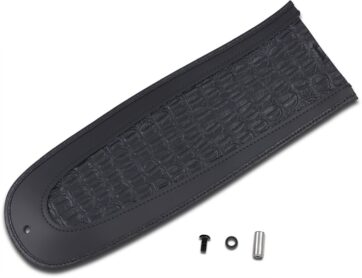 FENDER PROTECTOR FENDER SKINS REAR GATOR LEATHER BLACK