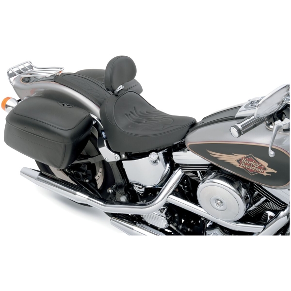 FENDER PROTECTOR FENDER SKINS REAR FLAME STITCH VINYL BLACK - Bild 3
