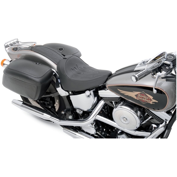 FENDER PROTECTOR FENDER SKINS REAR FLAME STITCH VINYL BLACK - Bild 4