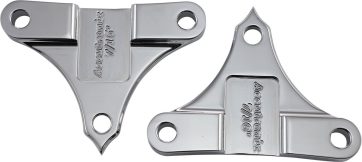 ACCUTRONIX FENDER SPACER CUSTOM HOT LEGS TRIBAL 49MM 7/16" CHROME