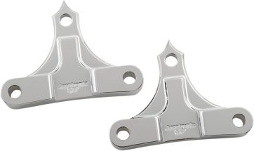 ACCUTRONIX FENDER SPACER CUSTOM HOT LEGS TRIBAL 49MM 5/8" CHROME