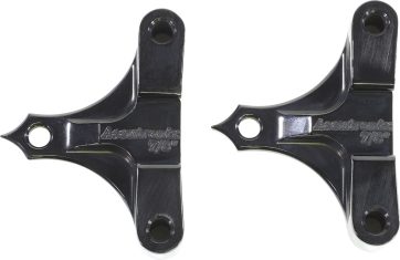 ACCUTRONIX FENDER SPACER CUSTOM HOT LEGS TRIBAL 49MM 7/8" BLACK