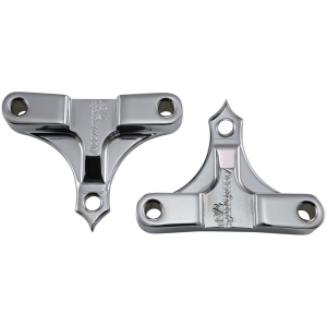 ACCUTRONIX FENDER SPACER CUSTOM HOT LEGS TRIBAL 49MM 7/8" CHROME