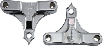 ACCUTRONIX FENDER SPACER CUSTOM HOT LEGS TRIBAL 49MM 7/8" CHROME