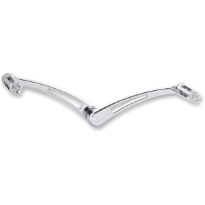 SHIFTER LEVER HEEL/TOE  10-GAUGE CUT CHROME