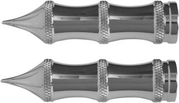 ACCUTRONIX TOE PEGS TRIBAL CHROME
