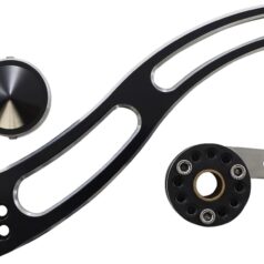 ACCUTRONIX BRAKE ARM SLOTTED EXTENDED BLACK