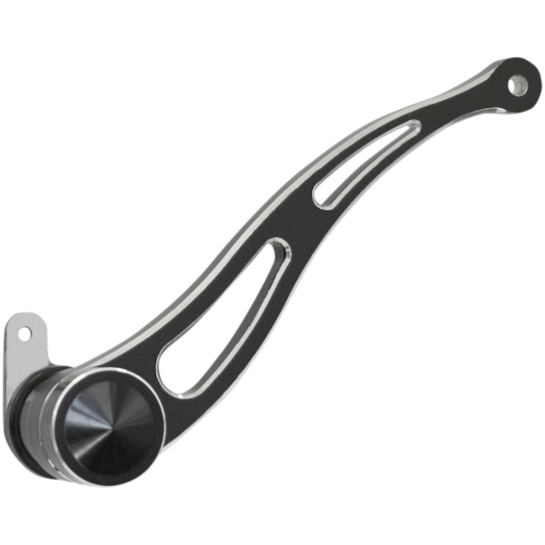 Accutronix Bromsarm Slotted - Förlängd +1" – Svart Anodiserad – Harley 1997–2007 - Bild 2