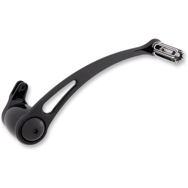 Arlen Ness 10‑Gauge Bromsarm, svart anodiserad – +25 mm, inkl. toe peg, för Harley‑FL (2014–2024)