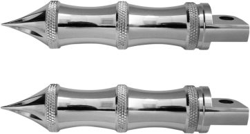 ACCUTRONIX FOOT PEGS TRIBAL FOLDING CHROME