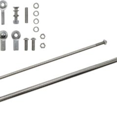 ACCUTRONIX FORWARD CONTROLS SLOTTED STANDARD BLACK