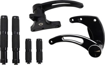 ACCUTRONIX FORWARD CONTROLS SLOTTED STANDARD BLACK - Bild 2