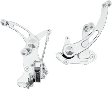 ACCUTRONIX FORWARD CONTROLS SLOTTED STANDARD CHROME - Bild 2