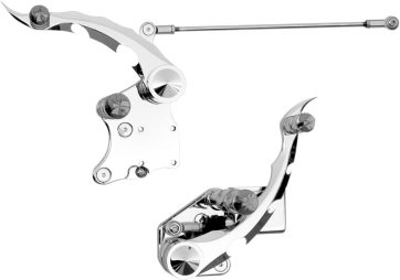 ACCUTRONIX FORWARD CONTROLS TRIBAL STANDARD CHROME - Bild 3