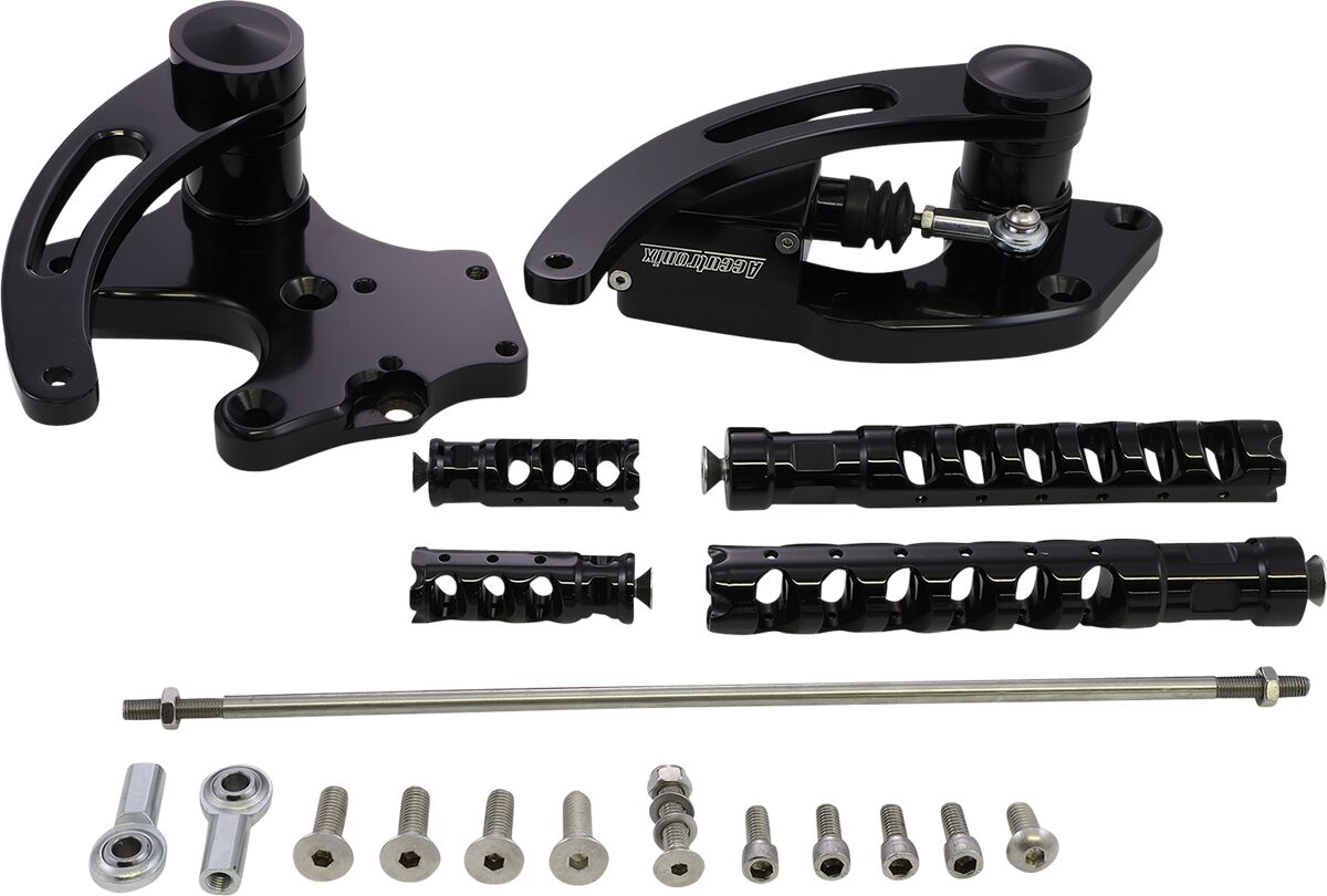 Framflytt MuzzleBrake +3"(76,2mm) Svart - HD Softail 00-15