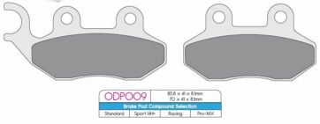 BRAKE PAD ODP ORGANIC