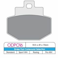 BRAKE PAD ODP SCOOTER ORGANIC COMPOUND ASBESTOS FREE