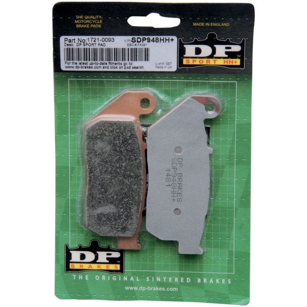 BRAKE PAD SDP SPORT HH+ HIGH FRICTION STREET - Bild 2