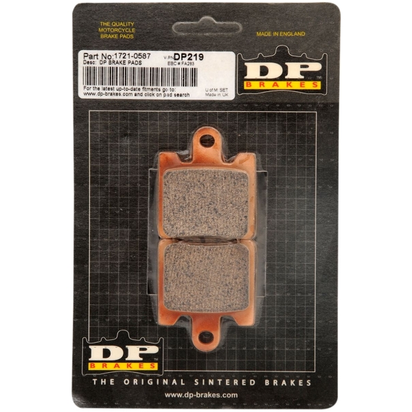 BRAKE PAD DP SINTERED REPLACEMENT STREET TOURING OFF-ROAD/ATV - Bild 2