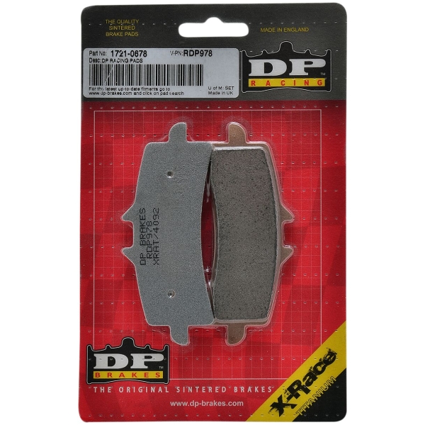 BRAKE PAD RDP X-RACE TITANIUM HIGH FRICTION ROAD-RACING - Bild 2
