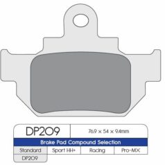 Brombelägg - SUZUKI DR600 R	85-89