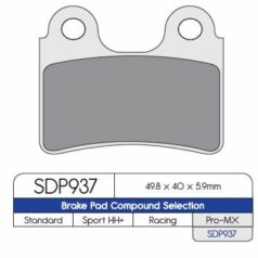 BRAKE PAD SDP PRO MX SINTERED