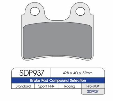 BRAKE PAD SDP PRO MX SINTERED