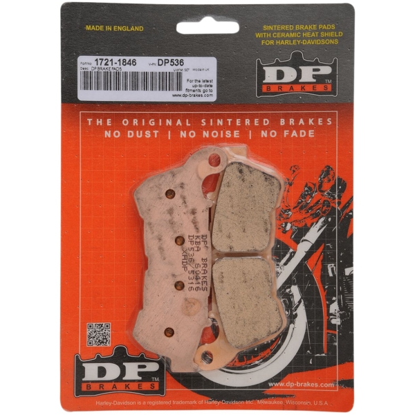 BRAKE PAD DP SINTERED REPLACEMENT STREET TOURING OFF-ROAD/ATV - Bild 2
