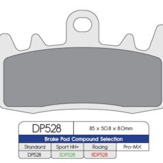 BRAKE PAD DP SINTERED REPLACEMENT STREET TOURING OFF-ROAD/ATV