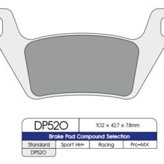 BRAKE PAD DP SINTERED REPLACEMENT STREET TOURING OFF-ROAD/ATV