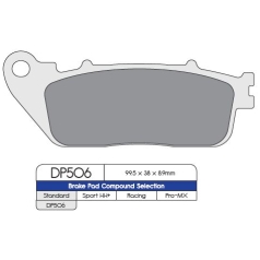 BRAKE PAD DP SINTERED REPLACEMENT STREET TOURING OFF-ROAD/ATV