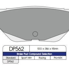 BRAKE PAD DP SINTERED REPLACEMENT STREET TOURING OFF-ROAD/ATV