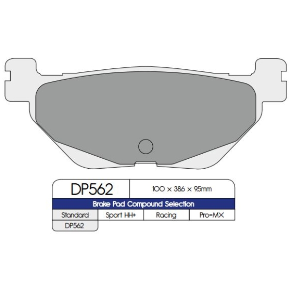 BRAKE PAD DP SINTERED REPLACEMENT STREET TOURING OFF-ROAD/ATV